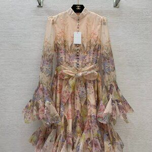 Zimmermann bell-sleeve dress